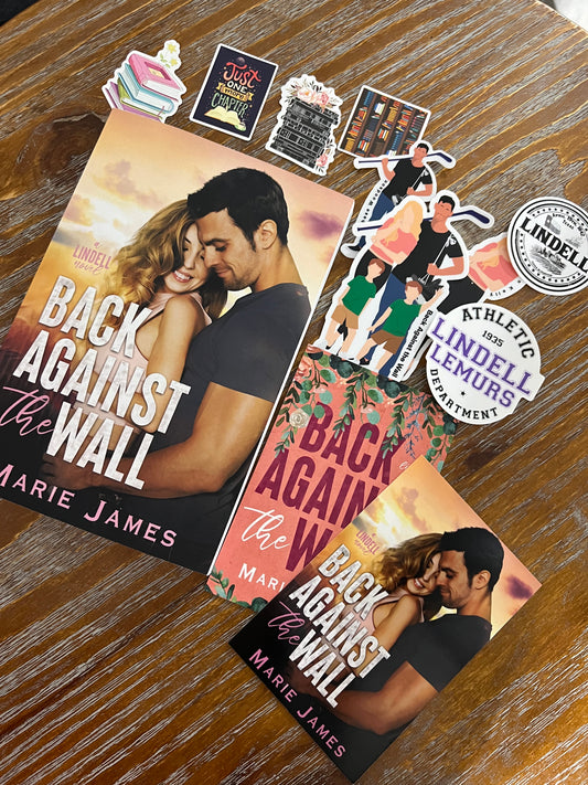 Back Against the Wall SIGNED PAPERBACK with SWAG