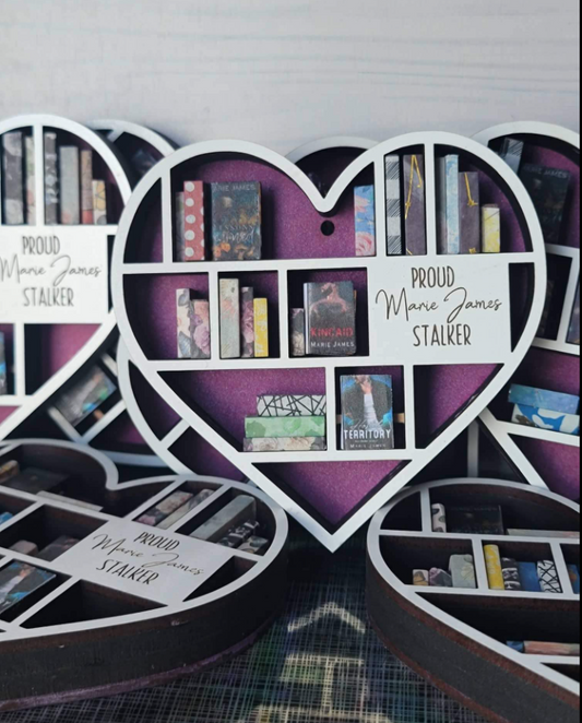 MARIE JAMES HEART BOOKSHELF