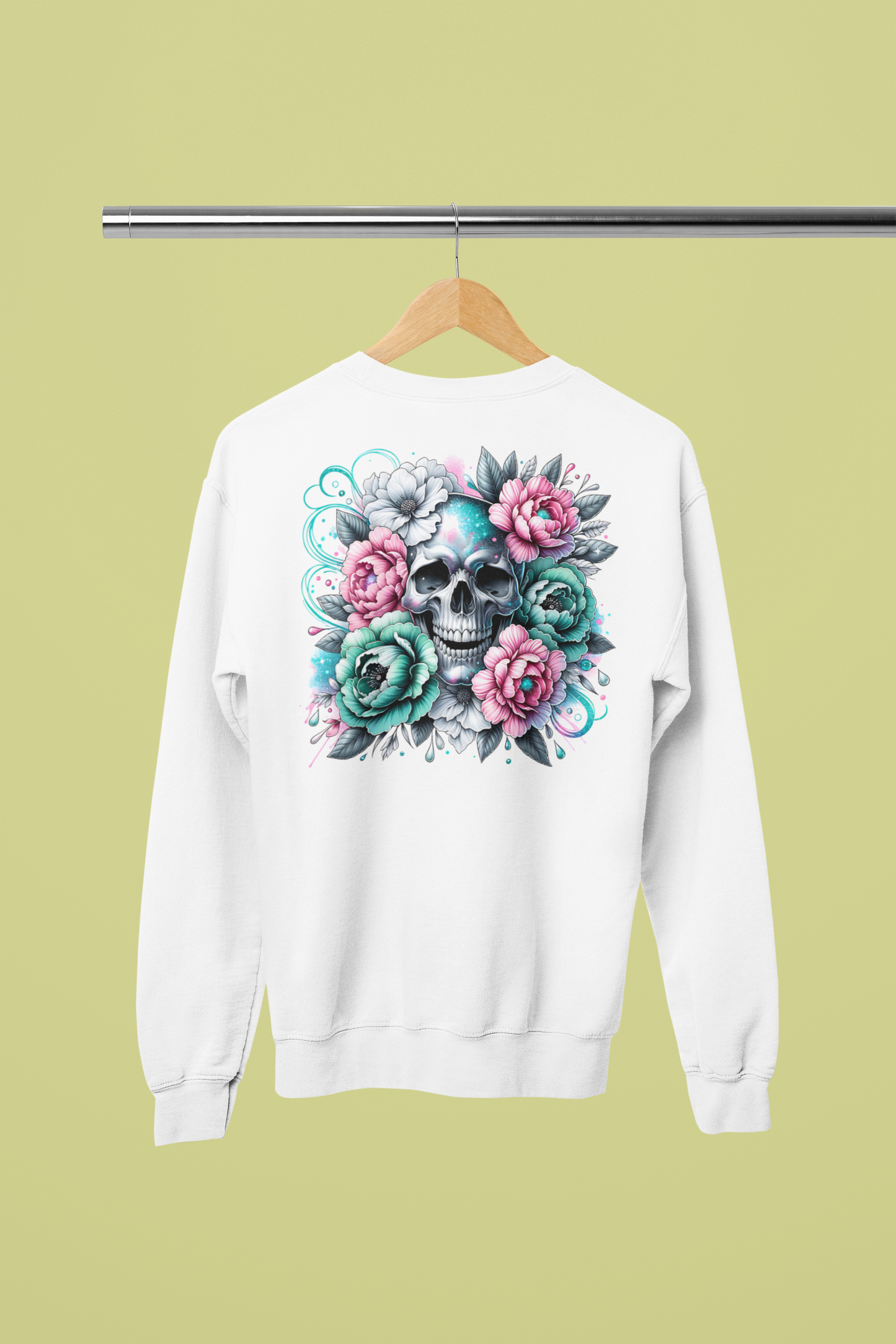 *2025 NEW SHOP ITEM* SKULL WITH FLOWERS
