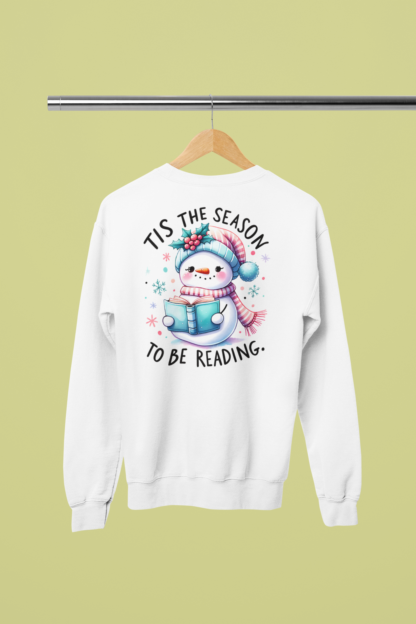 *2025 NEW SHOP ITEM* TIS THE SEASON READING SNOWMAN