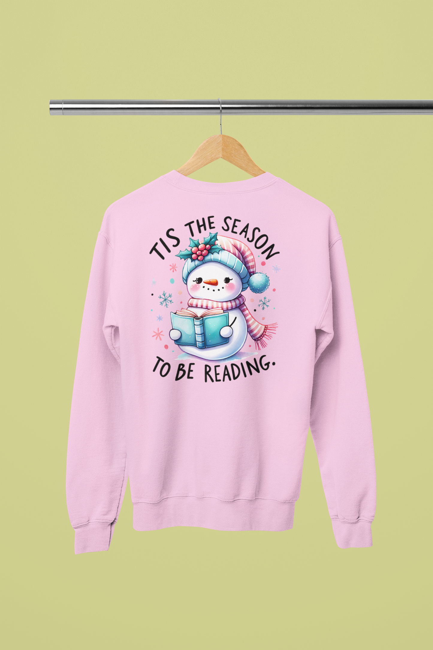 *2025 NEW SHOP ITEM* TIS THE SEASON READING SNOWMAN