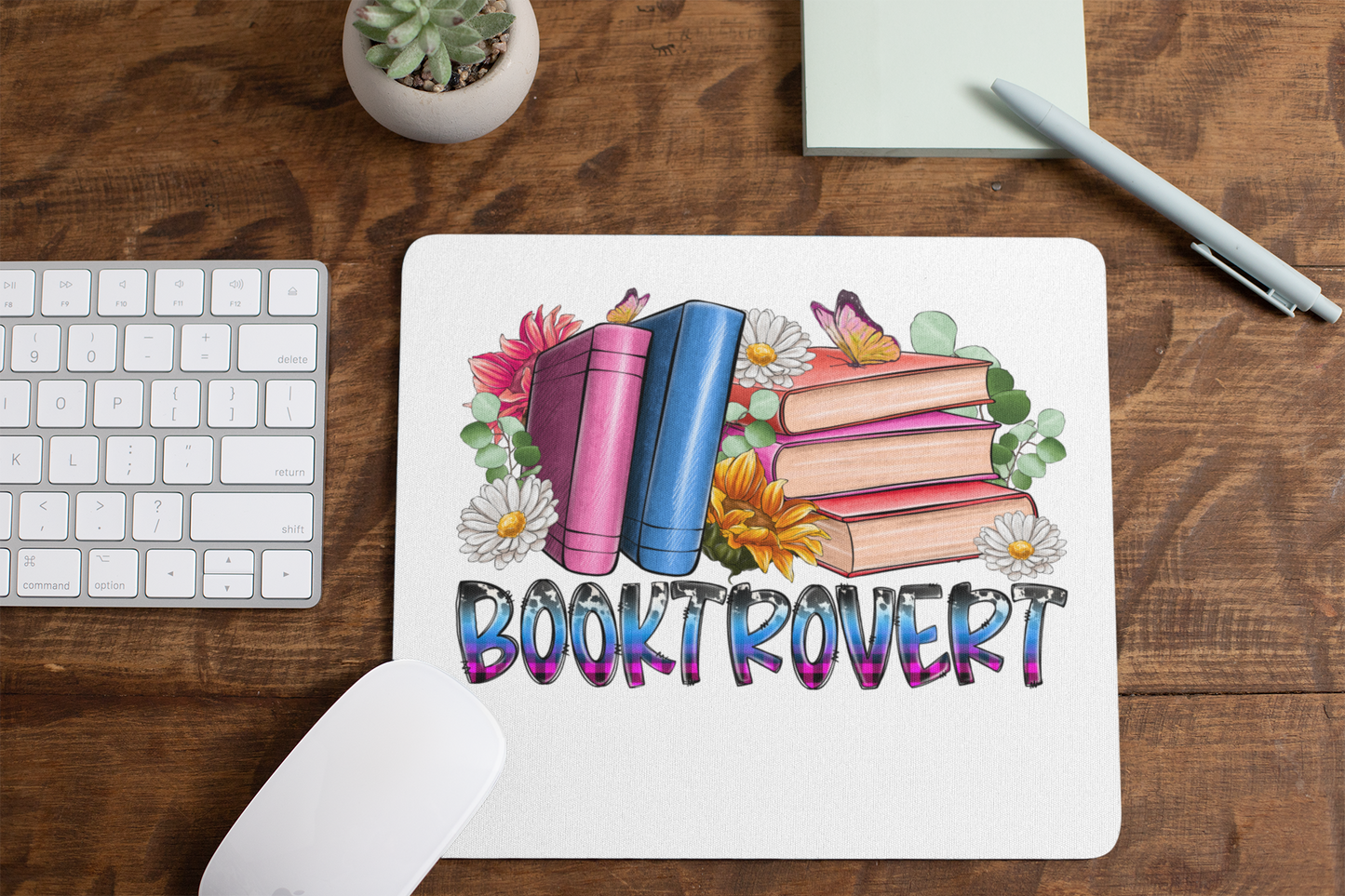 Booktrovert Graphic Mouse Pad