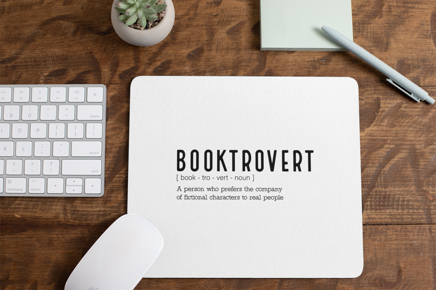 Booktrovert Definition Mouse Pad