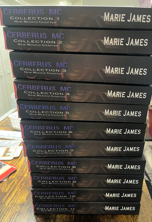 WAFFLE BOARD FOR ALL 11 CERBERUS MC COLLECTION PAPERBACKS