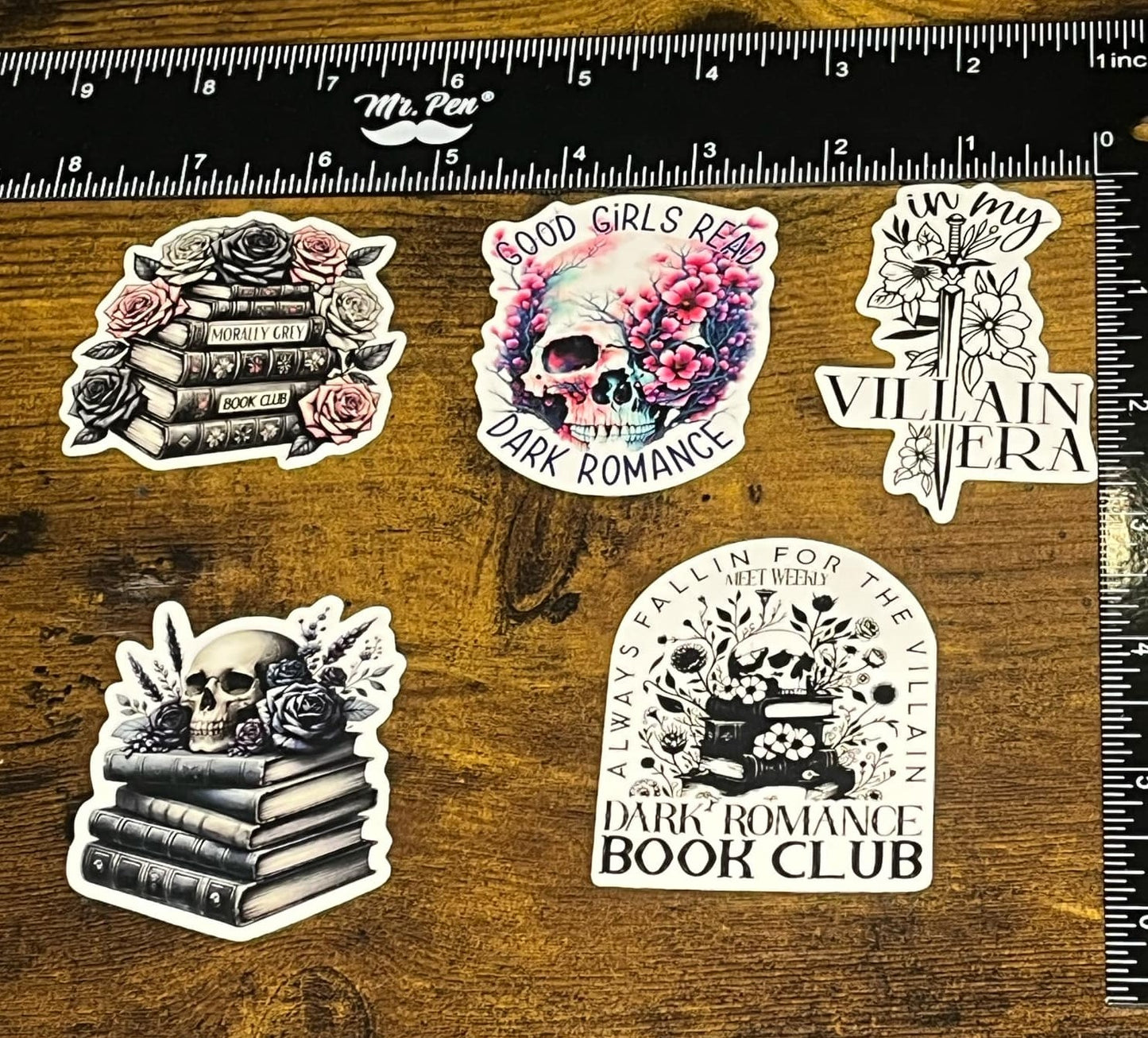 Book-Related Stickers Buy 4 Get 1 FREE! (FREE SHIPPING!)