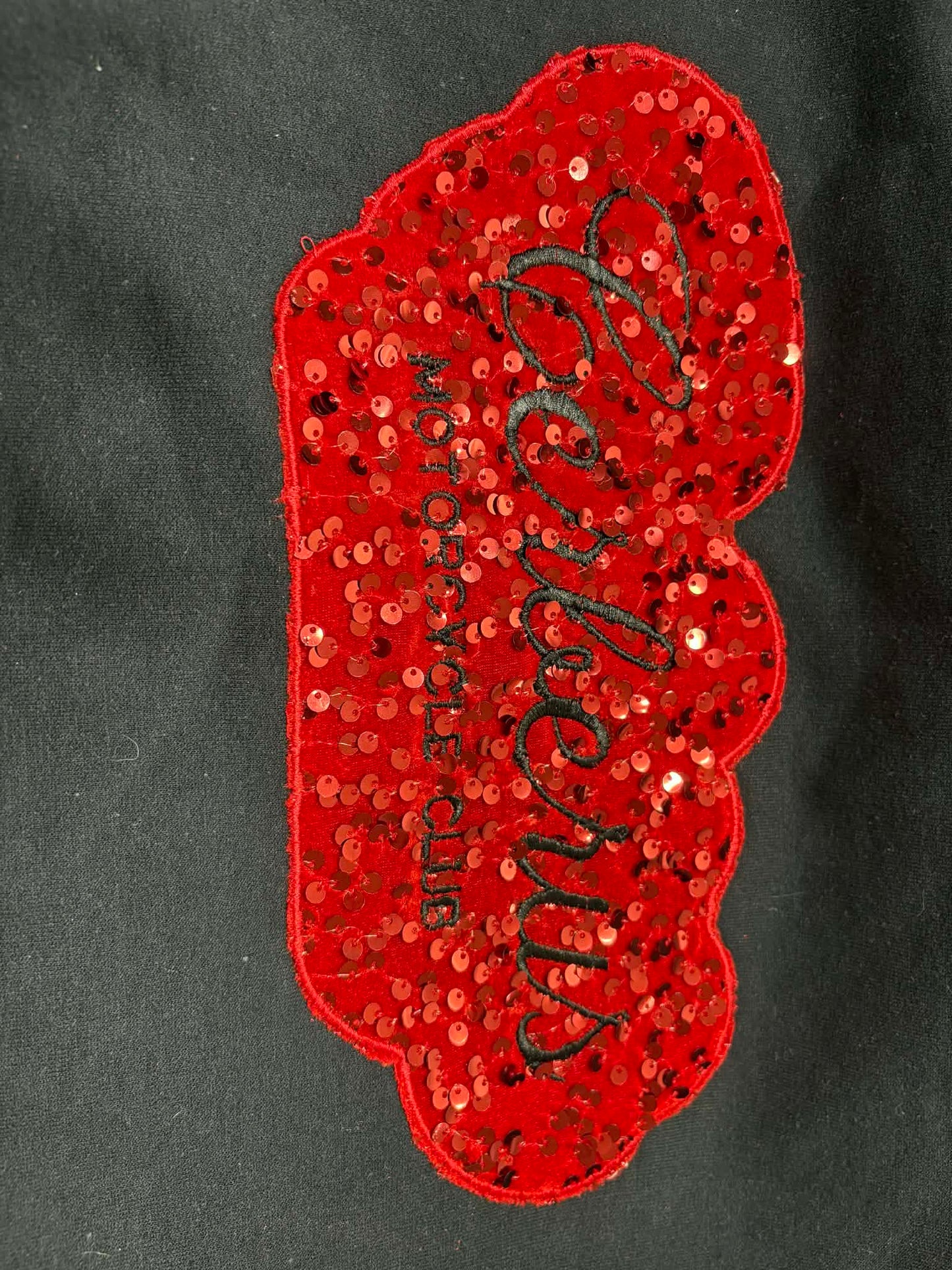 CERBERUS SEQUIN APPLIQUE SWEATSHIRT