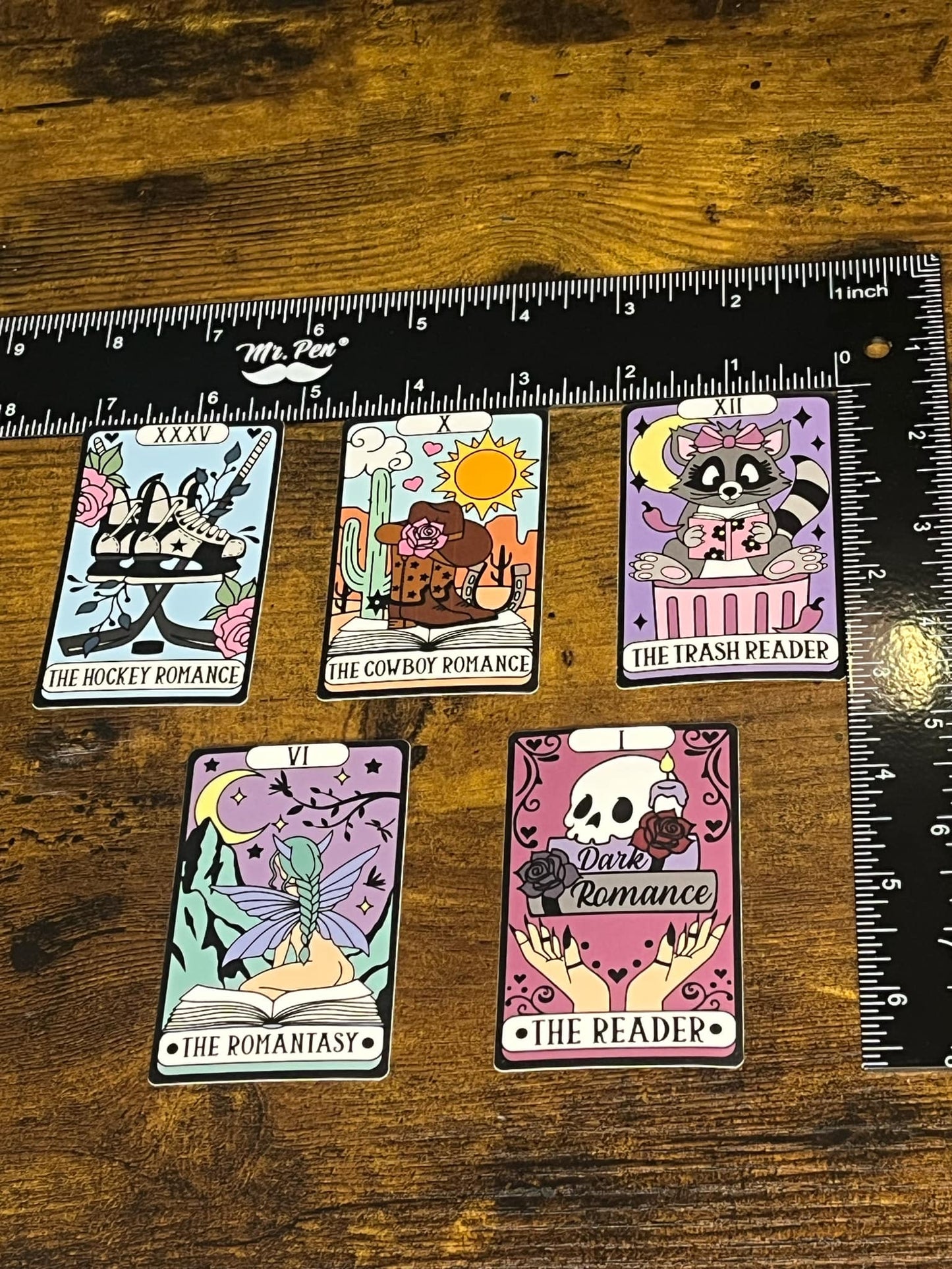 Book-Related Stickers Buy 4 Get 1 FREE! (FREE SHIPPING!)