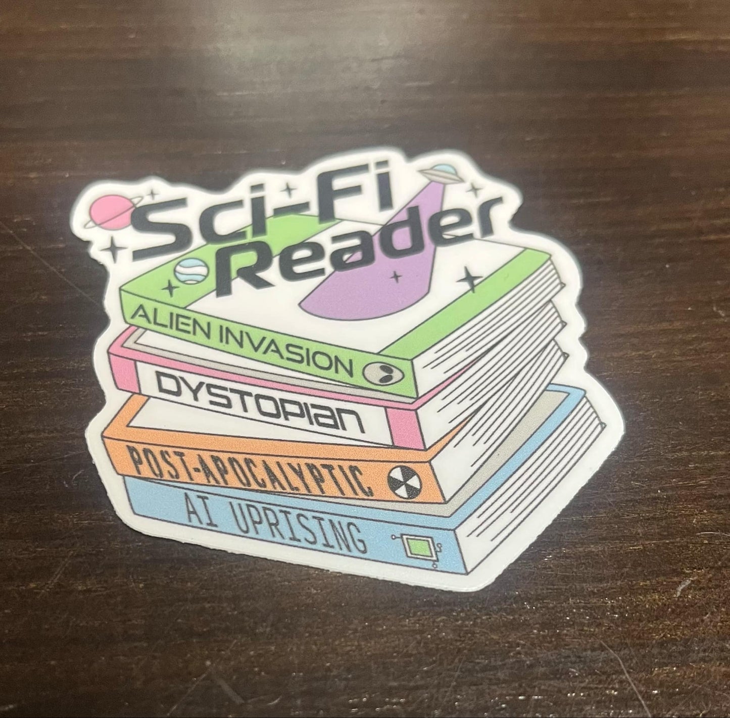 Book-Related Stickers Buy 4 Get 1 FREE! (FREE SHIPPING!)