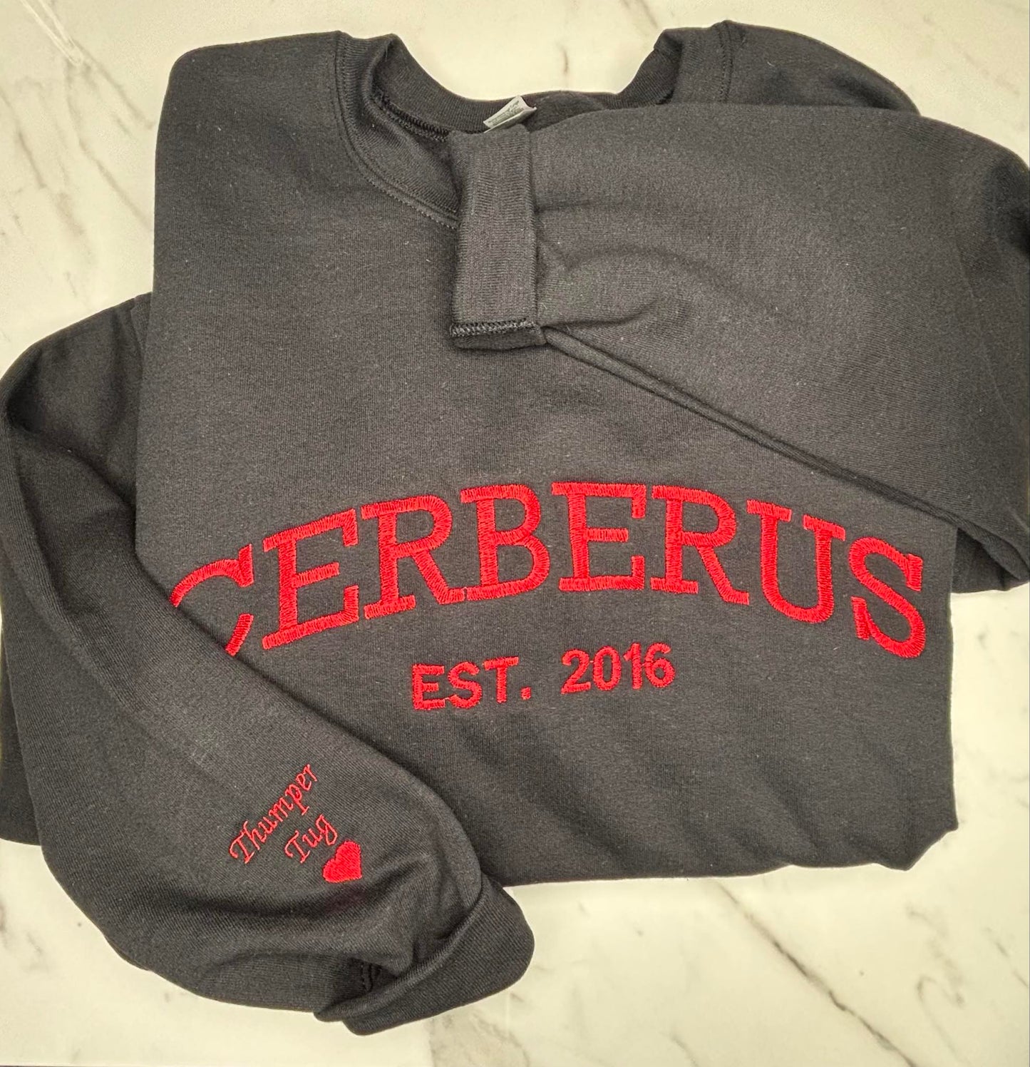 WAFFLE BOARD FOR A READER AND CERBERUS MC EMBROIDERED SWEATSHIRTS!!