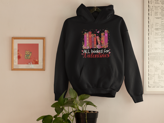 All Booked for Valentine's Hoodie