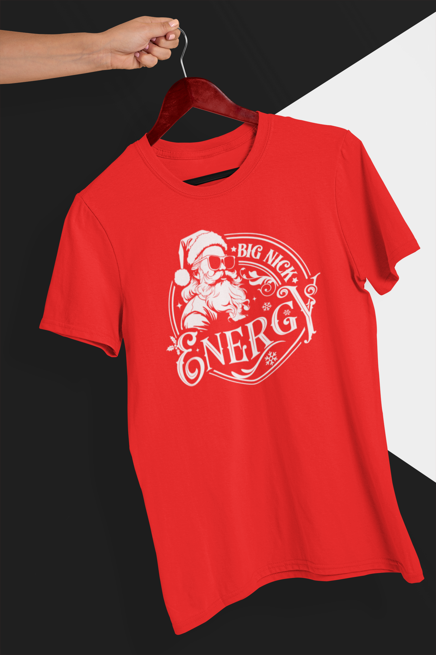 Big NICK Energy Christmas T-Shirt