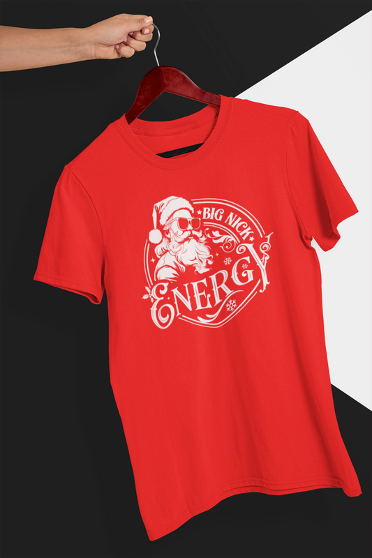 Big NICK Energy Christmas T-Shirt