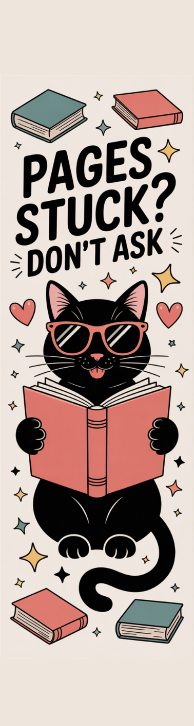 Add On Metallic Bookish Bookmarks: