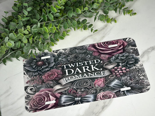 Twisted Dark Romance License Plate