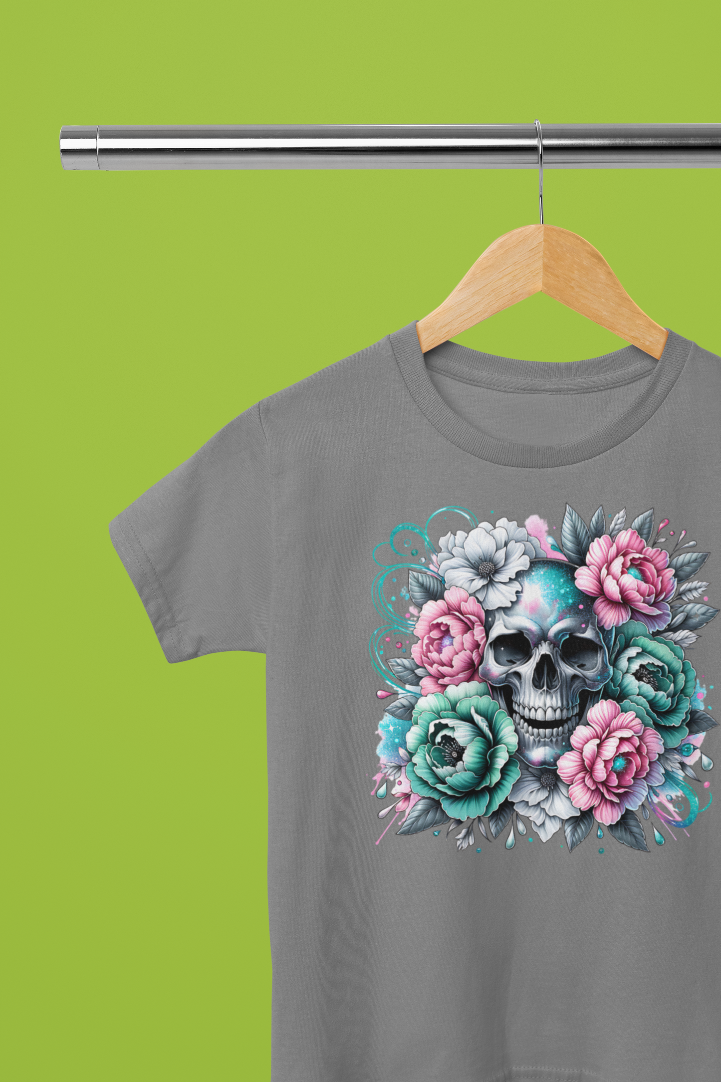 *2025 NEW SHOP ITEM* SKULL WITH FLOWERS