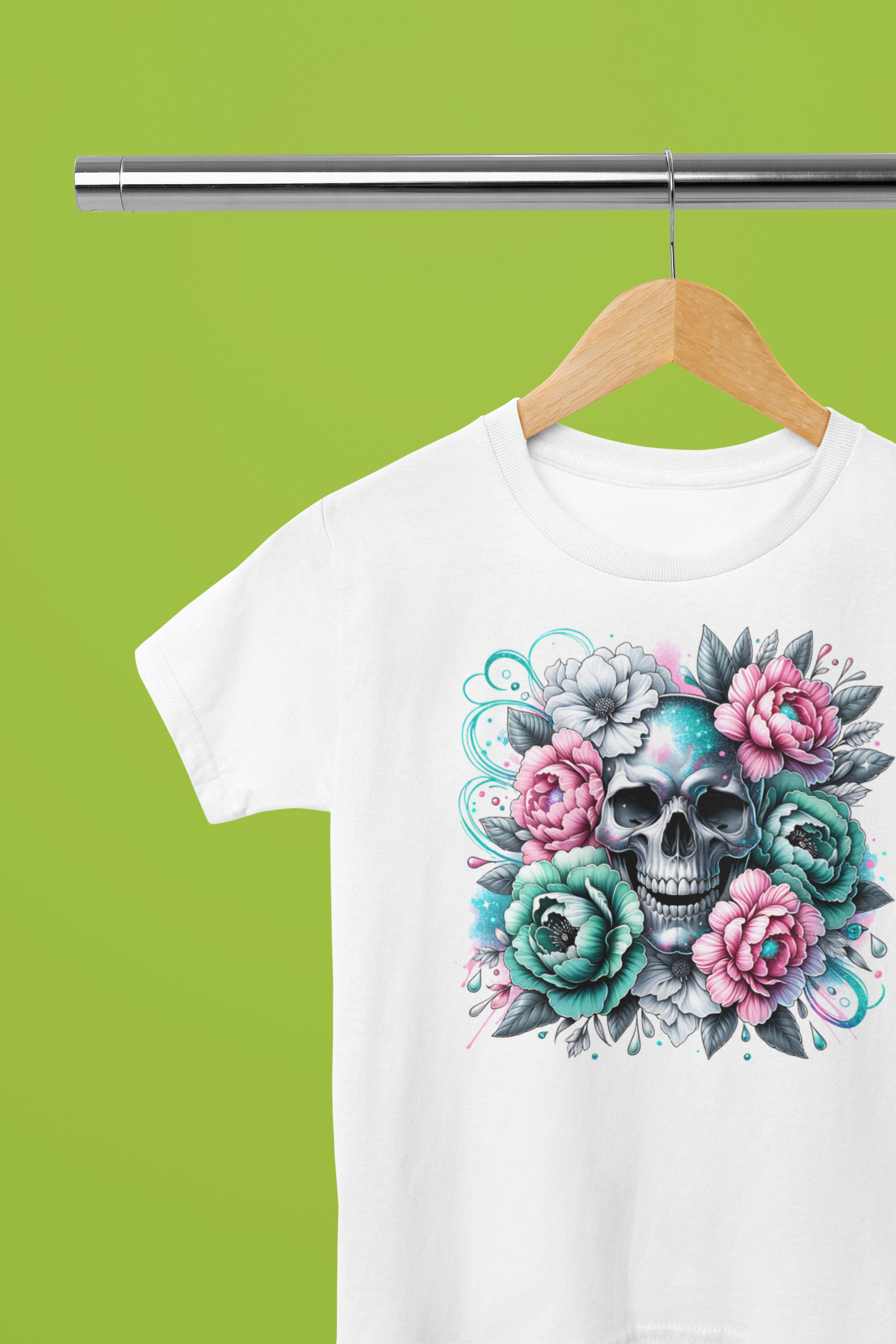 *2025 NEW SHOP ITEM* SKULL WITH FLOWERS