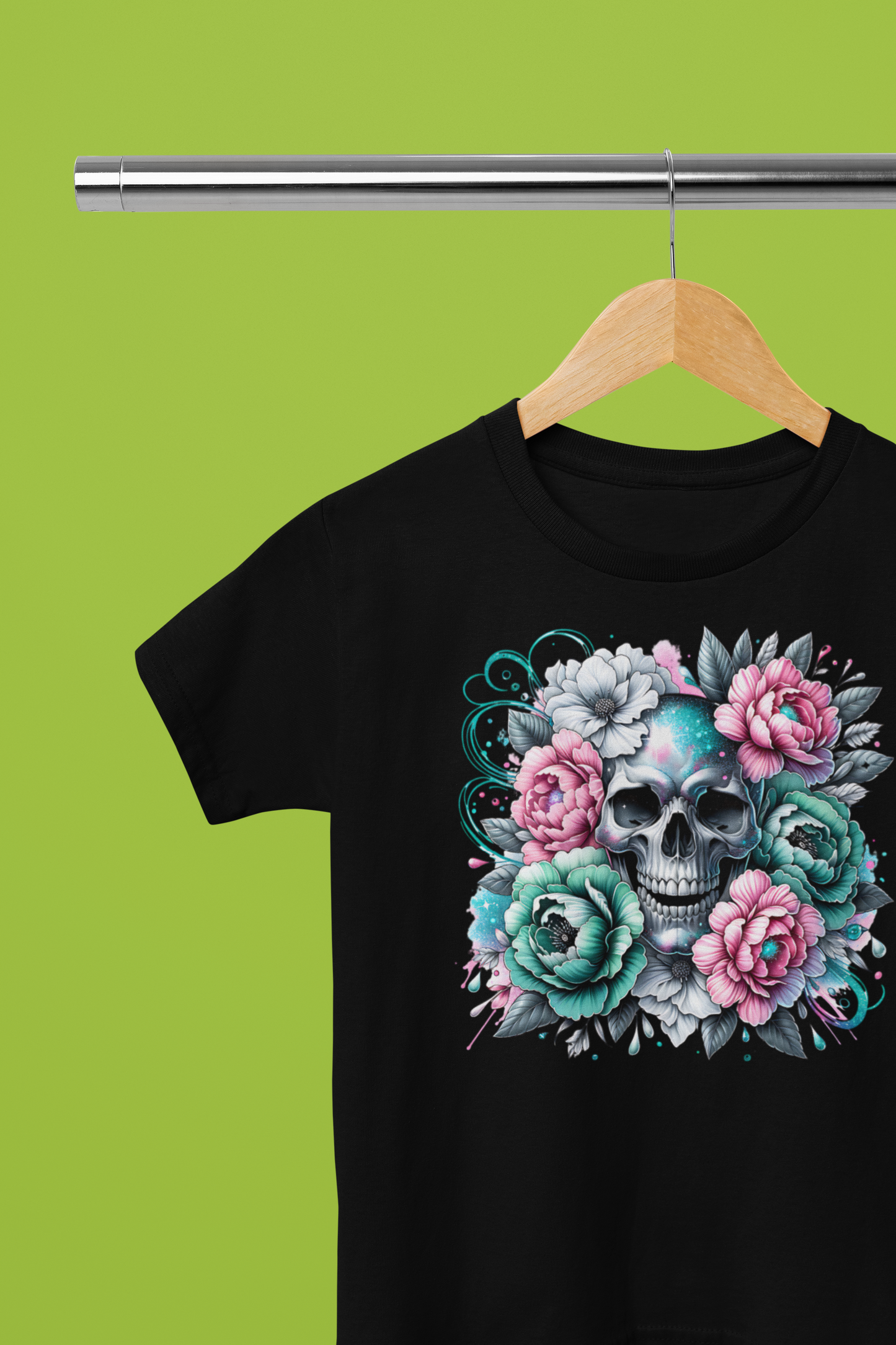 *2025 NEW SHOP ITEM* SKULL WITH FLOWERS