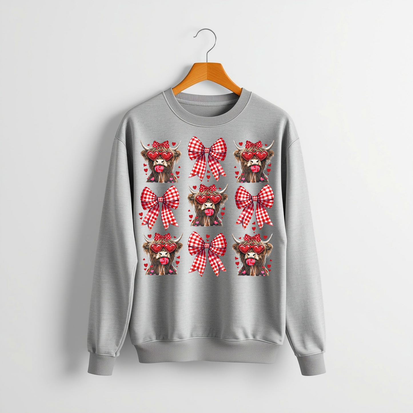 Cow and Ribbon Valentine