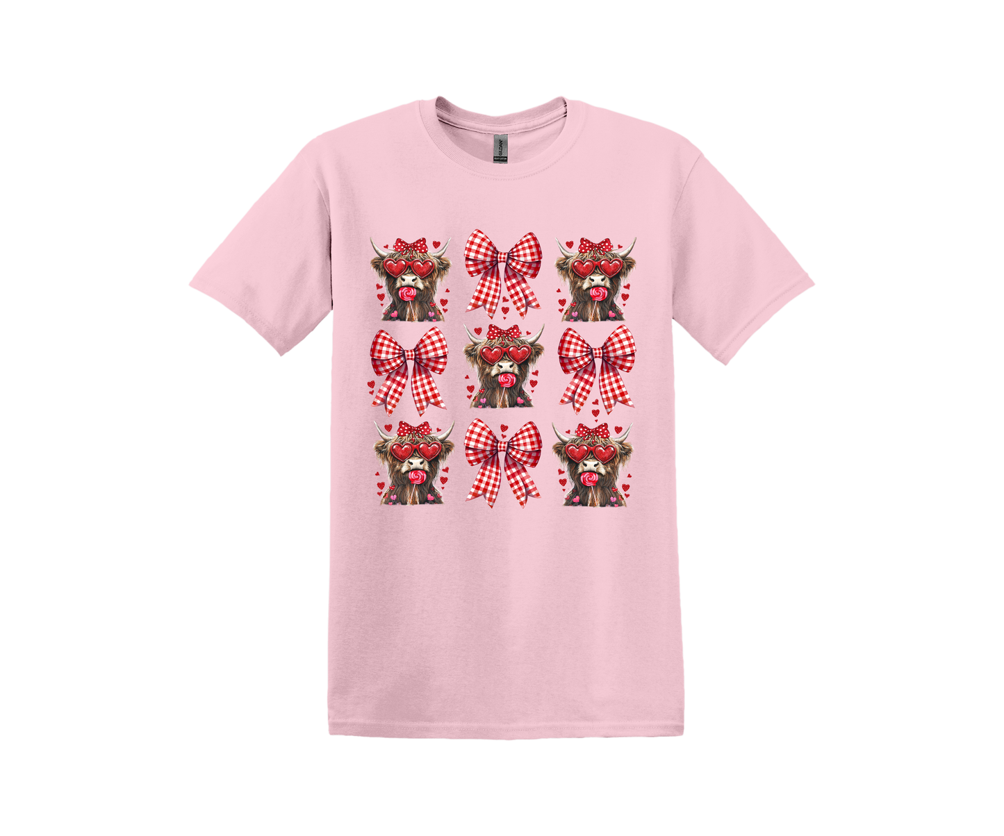 Cow and Ribbon Valentine