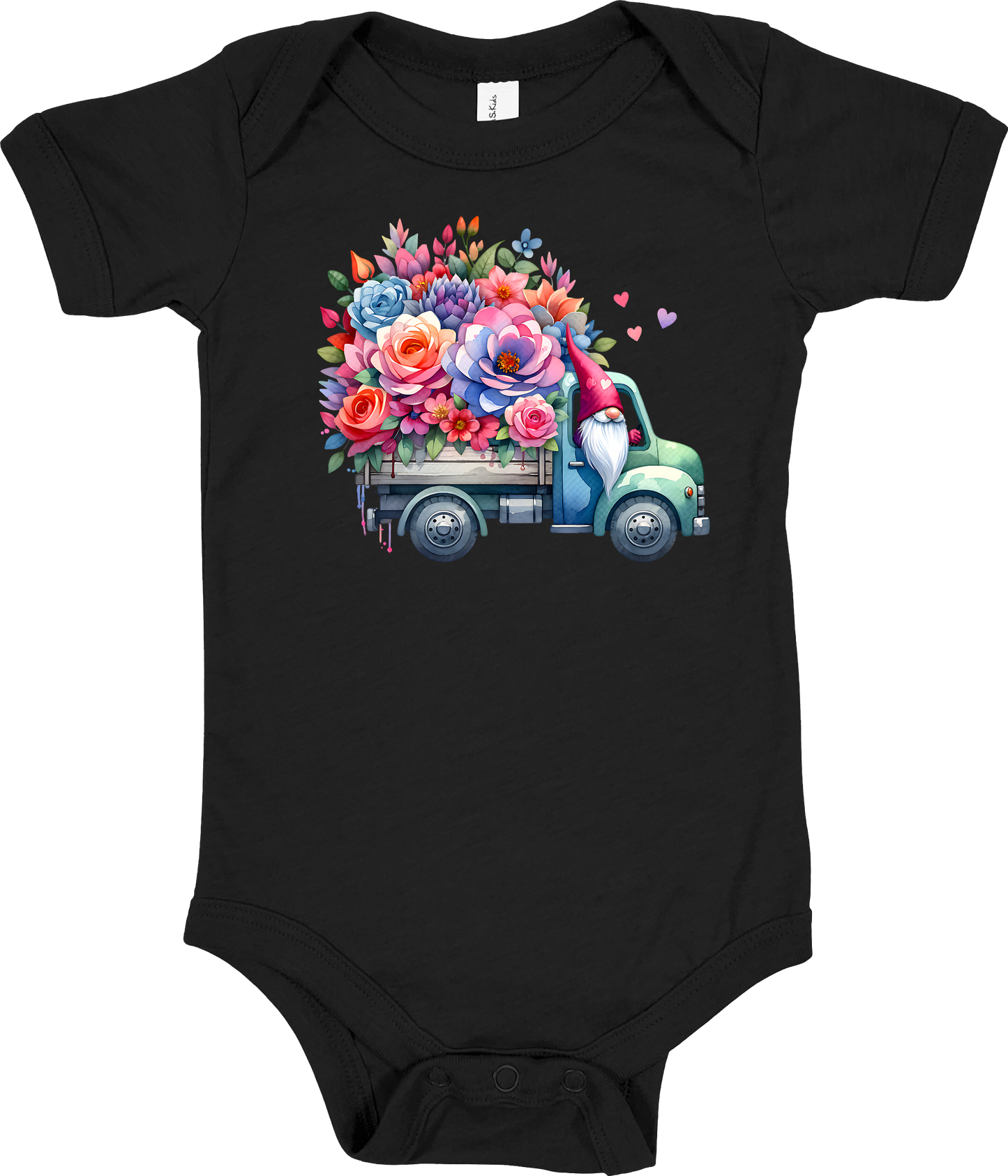 INFANT/TODDLER Gnome Flower Truck