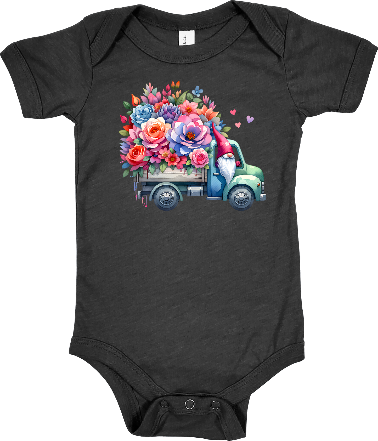 INFANT/TODDLER Gnome Flower Truck