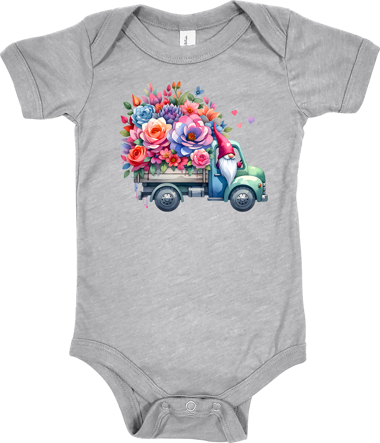 INFANT/TODDLER Gnome Flower Truck