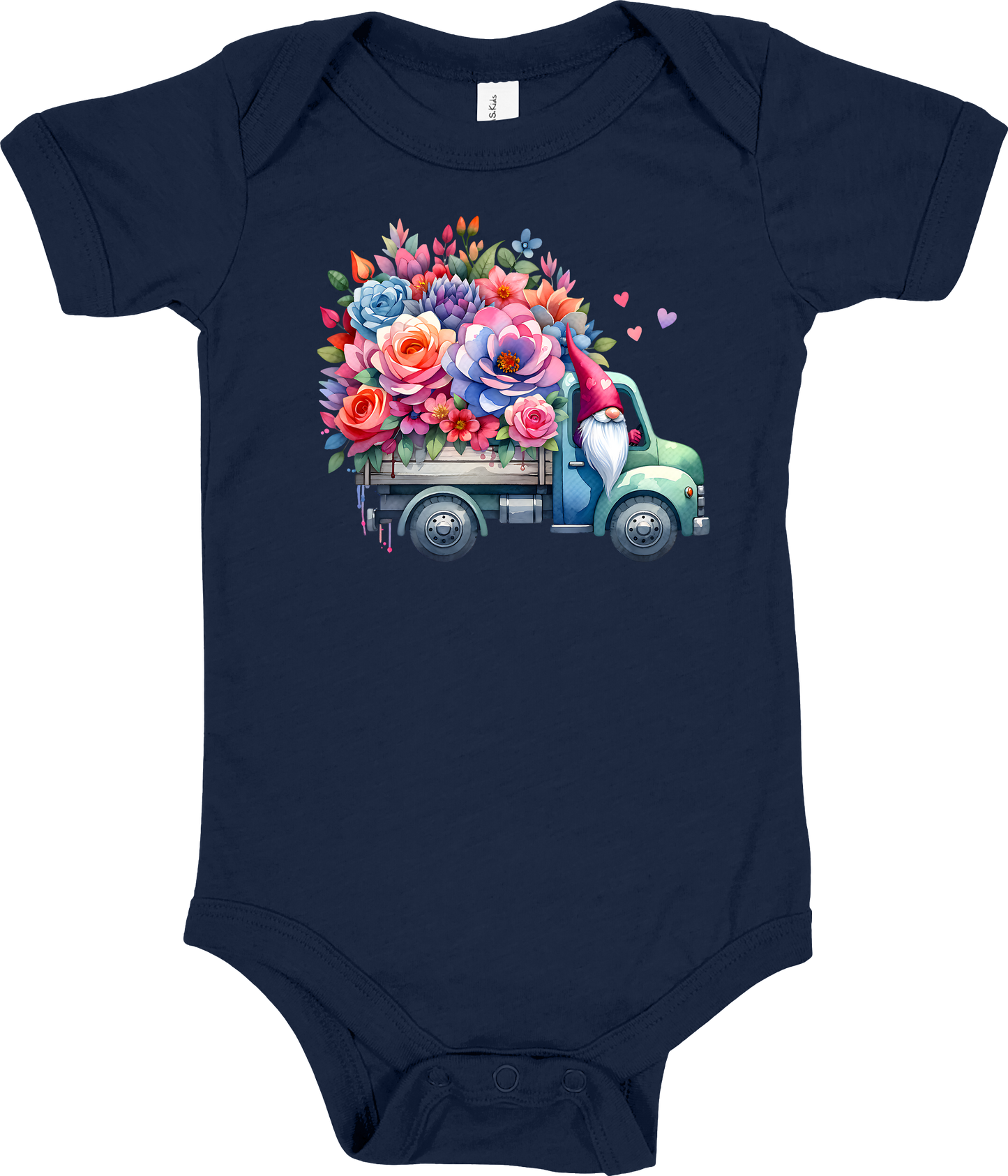 INFANT/TODDLER Gnome Flower Truck