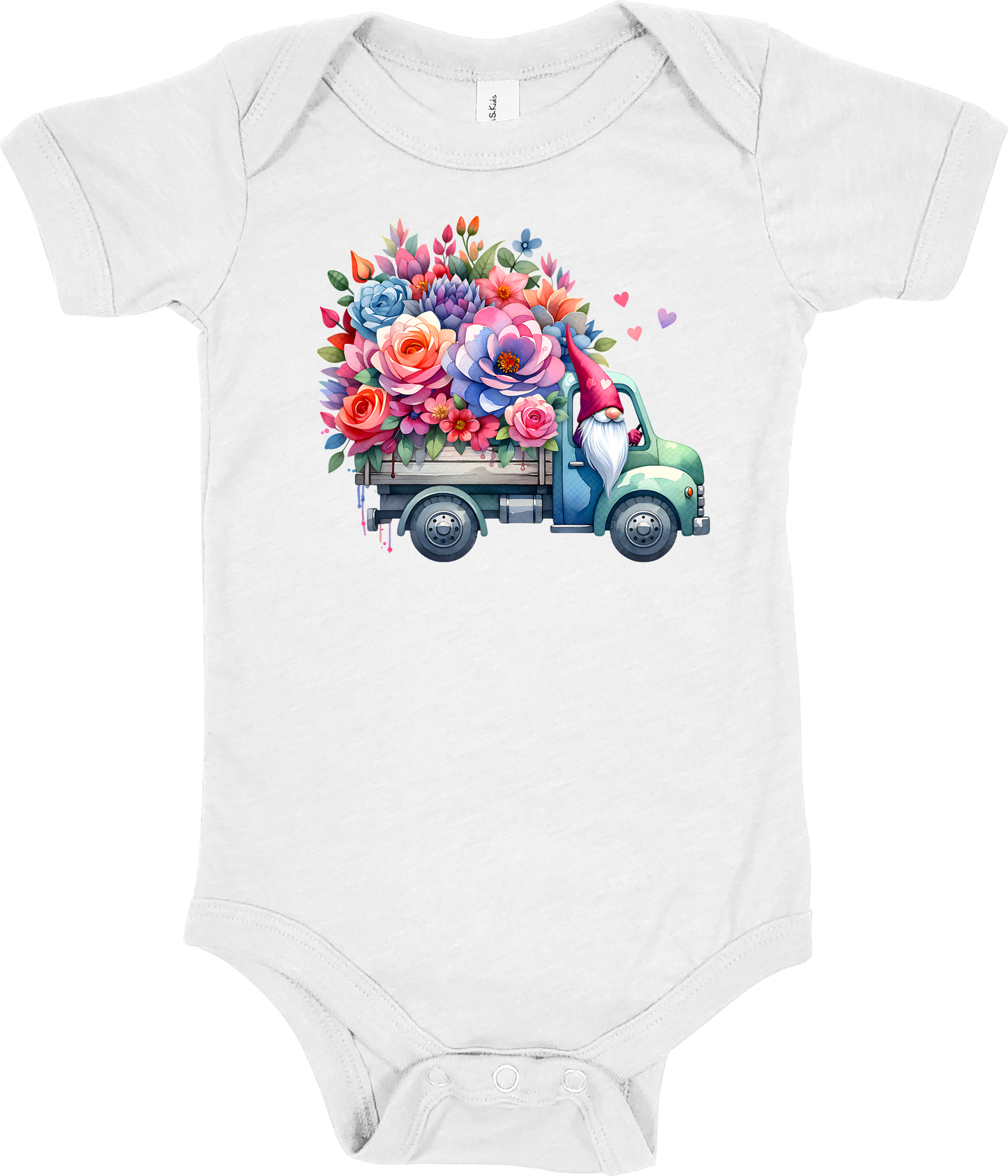 INFANT/TODDLER Gnome Flower Truck