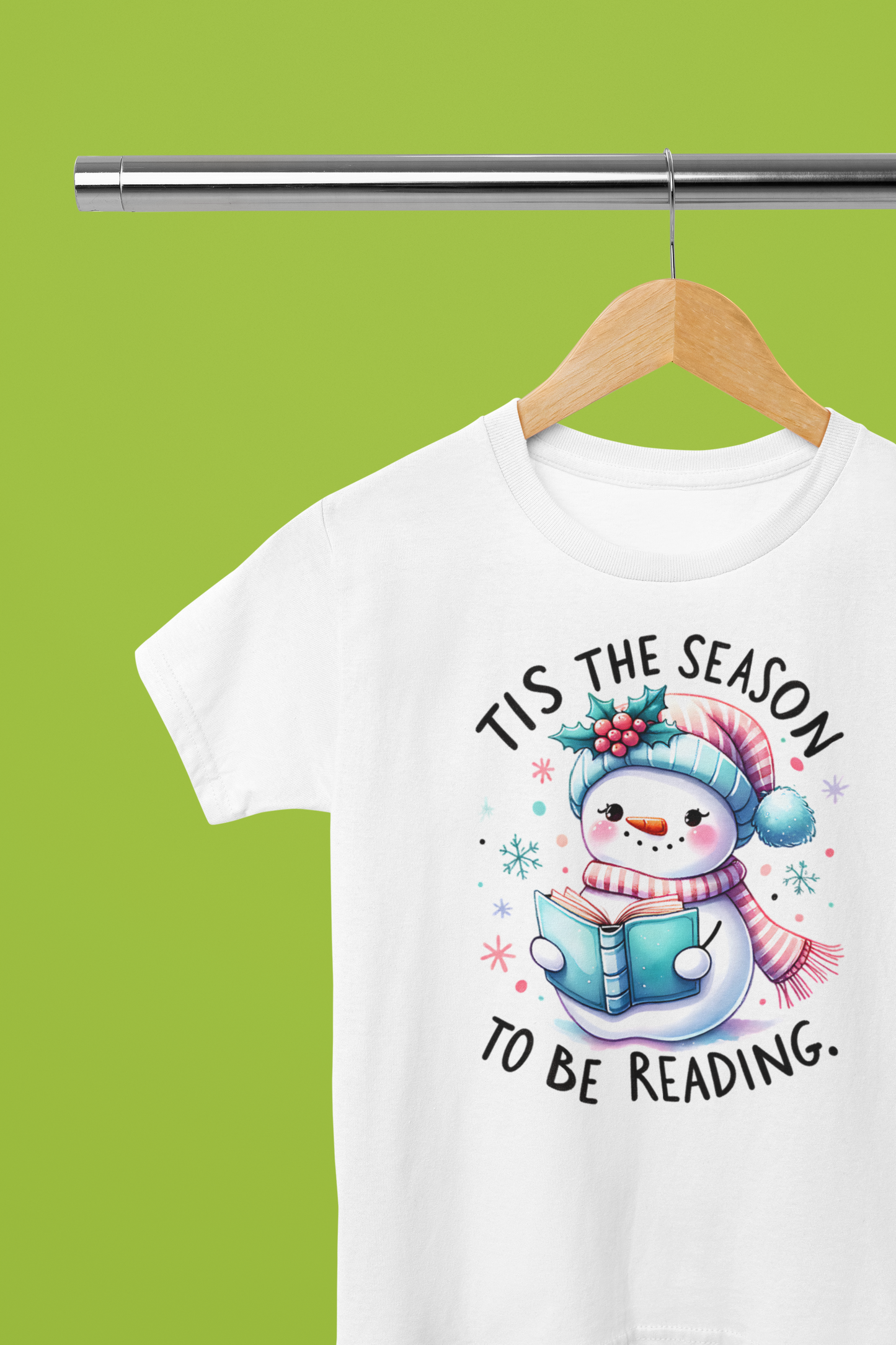 *2025 NEW SHOP ITEM* TIS THE SEASON READING SNOWMAN