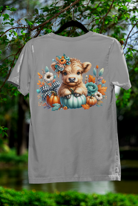 *2025 NEW SHOP ITEM* HIGHLAND COW FALL WITH PUMPKINS